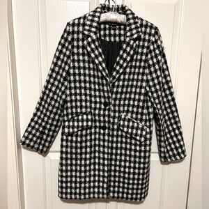 HYFVE Black and White Houndstooth #Blazer